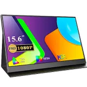 UPERFECT Portable Monitor 15.6" 1920x1080 Laptop Computer Monitor USB C Screen