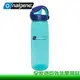 【全家遊戶外】Nalgene 美國 OTF運動型水壺650cc 水藍/水藍蓋/隨身瓶/露營登山用品/運動水壺/休閒水瓶/5565-1224