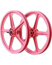 Skyway Tuff II 20" Wheel Set 20 x 1.75" Axle 3/8" Pink