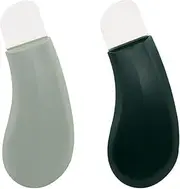 Silicone Nose or Face Blackhead Remover Spatulas, 2Pcs Skin Head Pore Facial Spatula Scraper,Silicone Deep Clean Black Head Remover, Skin Spatula Face Sebum Scraper for Women