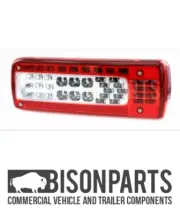 "FITS VOLVO FM & FMX REAR LED TAIL LAMP LIGHT & REVERSING ALARM DRIVER SIDE RH