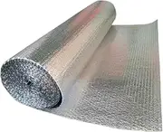 Insulation Roll - Thermal Shield | Aluminum Bubble Insulation Panel Board Barrier for House Garages Attics Plumbing Window