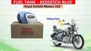 Royal Enfield "Redditch Blue Fuel Tank For Meteor 350"