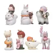 Kemelife Decoration White Night Fairy Tale Series Blind Box Confirmed Figure Toy