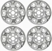17" CHROME Wheel Skins Hubcaps Covers for 2016-2021 Nissan TITAN XD Steel Wheels (for: Nissan)