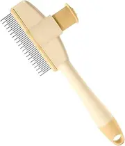 Pet Flea Comb - Kitten Flea Comb Tick Removal Brush - Gentle Tick Remover Tool Pet Supplies, Ergonomic Cleaning Tools for Thick Long Hair Kitten Puppy