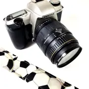 Soccer Camera Strap - Camera Strap With Soccer -Double Padded Comfortable Camera