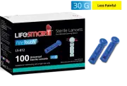 LIFESMART Finetouch Universal Sterile Lancets LS-812 30 Gauge Needle Box of 100