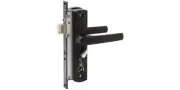 4 x Whitco Security Screen Door Locks Tasman MK2 Black No Cylinder
