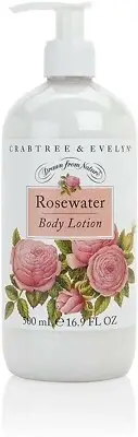 Crabtree & Evelyn Rosewater Body Lotion 16.9 oz New!