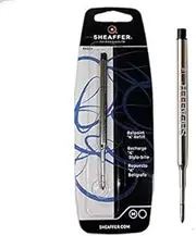 Sheaffer 3 PACK - K Ballpoint Pen Refill, Medium Point, Black Ink (SHF99335) by