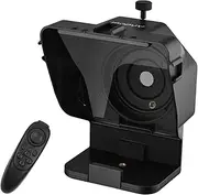 Diewu Portable Smartphone Teleprompter Prompter wi Phone Holder Adapter Remote Control for Video Recording Live Streaming Interview Presentation Stage Speech