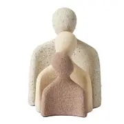 3pc Pilbeam Living Resin We Are Family Sculptures Ornament Set Home Decor