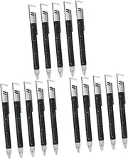 Homoyoyo 15pcs Multi-functional Screwdriver Pen Ruler and Level Gauge for Projects Home Repairs and Office Writing Portable Tool Pens