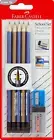 Faber-Castell Essential Eleganz Graphite Pencil, HB School Set – Pack of 7, (...
