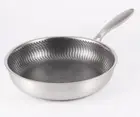 28Cm 30Cm Frying Pan Stainless Steel Non-Stick Pan ,Cookware Use for Induction a