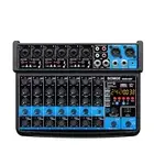 BOMGE 8 channel mini audio mixer Line Mixer DC 5V with MP3 Player