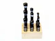 9 pcs Precision 1/2" Shank Boring Bar Set Carbide Tipped Bore Lathe Premium Tool