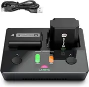 LIMETA CR2 NP-FZ100 NP-FW50 NP-BX1 Camera Battery Charger Set - 90 Mins Full Charge - Max 25W Type-C Input - Compatible with Sony A9 A7III A7RIII Cyber-Shot DSC-RX100 Series, HDR-CX405