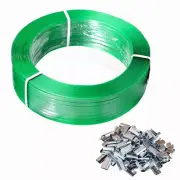 1.2KM Heavy Duty PET/PP Strap & 1K Clip for Strapping Machine Packing Equipment