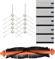 Robot Main Roll Brush Side Brush HEPA Filter Compatible with Rowenta Explorer Series 20 Robotic Vacuum Cleaner Spare Parts Accessories (Color : As Shown)