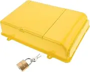 TEMPNAP Wall Mounted Rain Mailbox with Lock Letter Box for Indoor Outdoor Use Spacious Design for Envelopes Documents Newspapers Secure Public Complaints Box Stylish