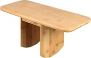 Cabilock Bamboo Stool for Meditation Yoga Portable Comfort-Focused Kneeling Office Chair Enhance Your Wellbeing