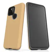 For Google Pixel 4a 5G Case, Shielding Back Cover,Rose Gold