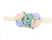 [Gogogmee] 4pcs Boys and Girls Headbands Flower Elastic Headwrap Hair Accessories for Photography