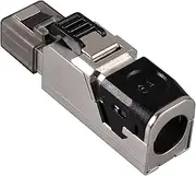 Cat6a Modular Plugs Pass Through Connectors for Ethernet Cable Tool Design Shielded Plated Australian Standard
