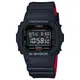 CASIO 卡西歐 G-SHOCK 經典復刻 紅黑騎士 絕對強悍精神概念 休閒錶 DW-5600HR-1 台灣公司貨