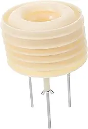 MOBUTOFU Weather Station Shutters Sensor Temperature Temp Covers Outdoor Outdoors Weather Humidity Sensor Container Beige Plastic
