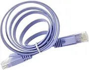 1m Cat6 Gigabit Network Cable Flat Internet Cable for Modem Ethernet Cable Connector High-Performance Waterproof Suitable for Outdoor/Indoor Use