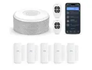WiFi Door Alarm System Wireless DIY Smart Home Security System with Phone...