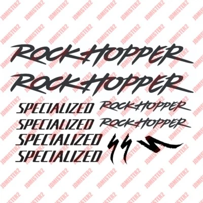 Specialized Rockhopper Classic Vintage Bike Frame Decal Set - ANY COLOR!