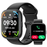Vibeat Smart Watch for Men Women,1.83" Alexa Built-in with IP68 for iOS Android