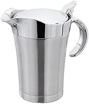 750ml Stainless Steel Double Walled Gravy Boat Sauce Cup Sauce Bowl with Lid Black Pepper Ketchup bottle-750ml