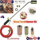 Weed Torch Burner Kit Shrub Weed Grass Killer Butane Gas Garden Tools Nozzl Hose