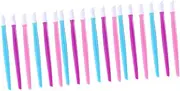 Baluue 3sets Ergonomic Nail Cuticle Pusher Set Cuticle Cleaner Peeler Dual End Nail Pusher File Exfoliating Scrub Stick for Manicure Art Tools for Professional 30pcs*3