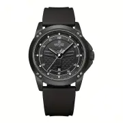 NAVIFORCE Men Silicone Strap Quartz Watch Waterproof Sports Digital Wrist Watch Casual Luminous Electronic Watch for Men
