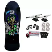 Dogtown Skateboard Complete Eric Dressen Hands 80s Black/Blue 10.053" x 30.659"
