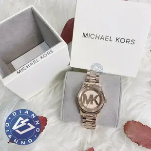 帝安諾-實體店面 Michael Kors MK 經典 大LOGO 玫瑰金 女錶 時尚 腕錶 手錶 MK3334【APP下單享4%點數】