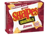 2 x Arnotts Shapes Original Savoury Cracker Biscuits 185g