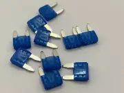15amp mini fuse Blue 15A for automotive ( 10 pcs )