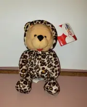 NWT CUTE Disney Leopard Pooh Bean Bag Plush Beanie Toy 8"
