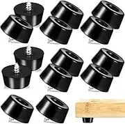 ULTECHNOVO Rubber Feet Kit with Stainless Steel Screws for Cutting Boards Furniture Non-Slip Bumper Feet for Chairs Durable Floor Protectors