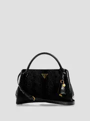 GUESS Black Annita Girlfriend Satchel Bag