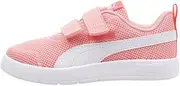 V3 V PS Kids Court Flex Sneakers, 25 Spring Summer Colors Pink Fruit/Puma White/Peach Forest (07), 20.0 cm