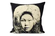 Riva Home Monochrome Eskimo Cushion Cover (Black/Grey) (55x55cm)