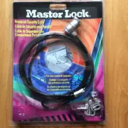 Kensington Masterlock NOTEBOOK SECURITY CABLE w/ KEYS Brand New! Model #64032-A